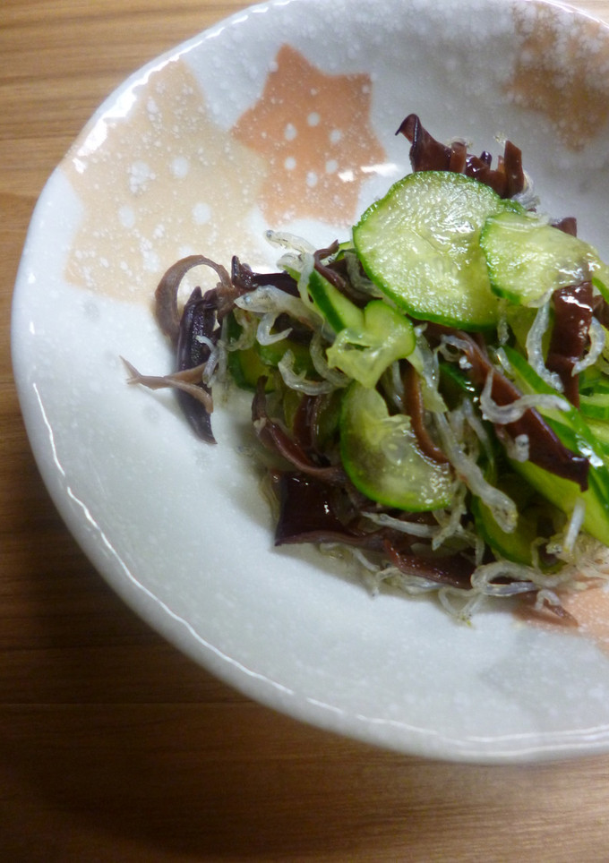 きくらげ・しらす・きゅうりの酢の物-レシピのメイン写真