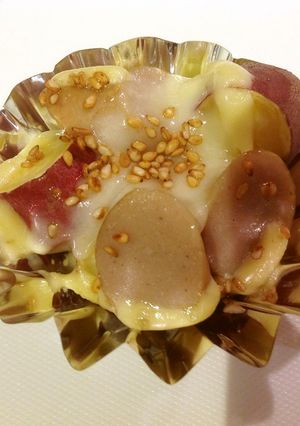 さつまいもとソーセージのチーズ焼き-レシピのメイン写真