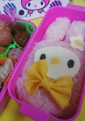 簡単マイメロキャラ弁-レシピのメイン写真