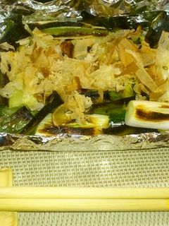 簡単♡ごま油香る~ネギの丸ごと焼き~-レシピのメイン写真