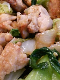 白菜と胸肉のザーサイ炒め-レシピのメイン写真