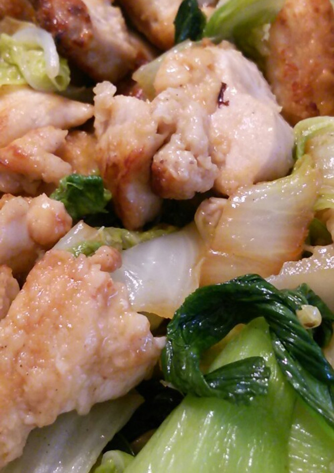 白菜と胸肉のザーサイ炒め-レシピのメイン写真