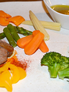 83.鹿肉の温野菜風-レシピのメイン写真