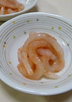 ひと手間かけた、イカメンタイ-レシピのメイン写真