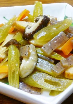 蕗の炒め煮*兄嫁と合作!-レシピのメイン写真