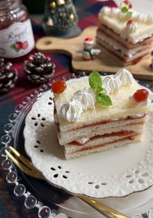 食パンで簡単！ショートケーキ風🍰-レシピのメイン写真
