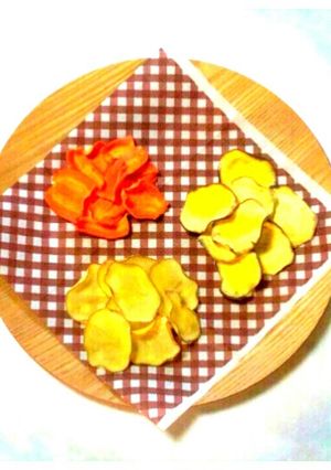 揚げずにオーブンで☆お野菜チップス-レシピのメイン写真