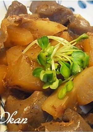 大根とコンニャクの炒め物-レシピのメイン写真