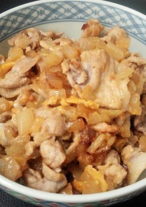 豚玉丼-レシピのメイン写真