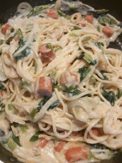 簡単!あるもので、クリームパスタ☆-レシピのメイン写真