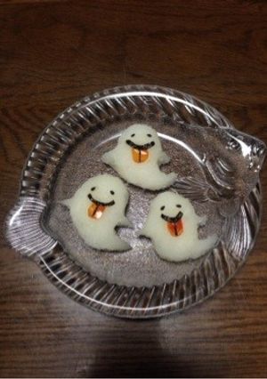 【簡単】大根おろし ハロウィンおばけ-レシピのメイン写真
