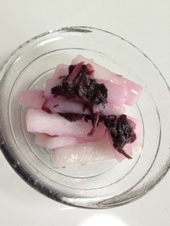 大根の漬物★梅しそヨーグルトで-レシピのメイン写真