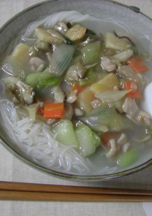 什錦湯米粉（あんかけ汁ビーフン）みんと風-レシピのメイン写真