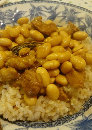 大豆が主役　豚角切り肉で作る豆カレー♪-レシピのメイン写真
