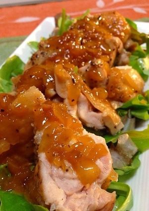 クローブが香る鶏肉のオレンジソース煮-レシピのメイン写真