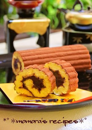 HMで簡単♡お正月に伊達巻ロールケーキ-レシピのメイン写真