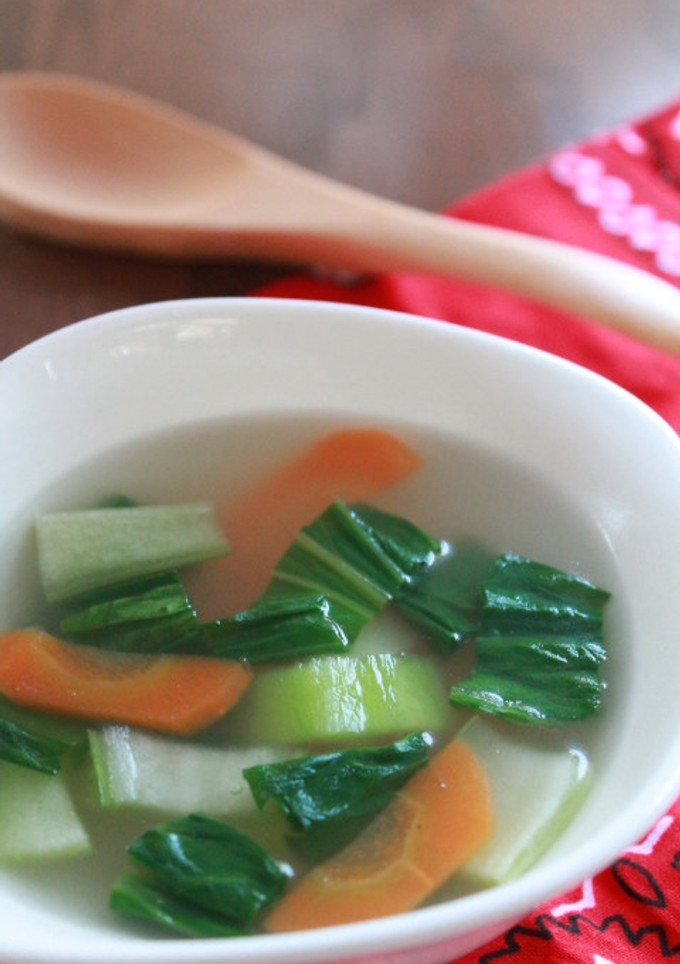 青梗菜の中華スープ-レシピのメイン写真