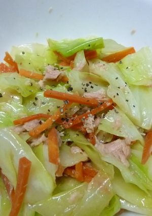 お弁当にも♪キャベツのツナ炒め-レシピのメイン写真