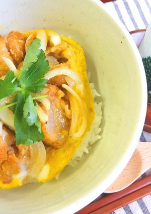 工程2つ!!レンジで簡単親子丼-レシピのメイン写真