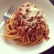 簡単美味しいミートソーススパゲッティ*
