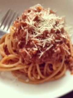 簡単美味しいミートソーススパゲッティ*-レシピのメイン写真