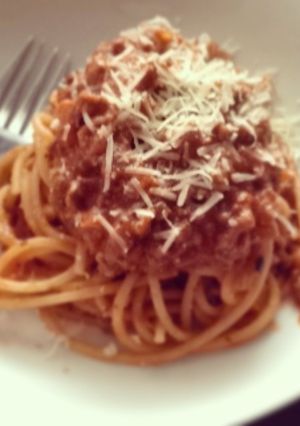 簡単美味しいミートソーススパゲッティ＊-レシピのメイン写真