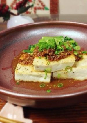 豆腐ステーキ＋粒マスタードソース-レシピのメイン写真
