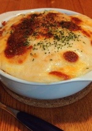 簡単。余ったご飯でライスグラタン-レシピのメイン写真