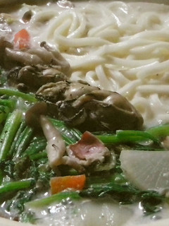 子供の大好きなクラムチャウダうどん鍋-レシピのメイン写真