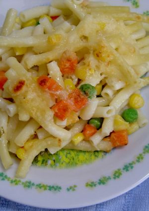 息子のごはん（マカロニグラタンコーン味）-レシピのメイン写真