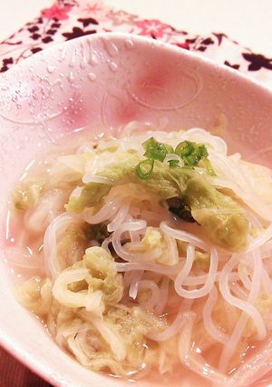 ヘルシー過ぎ☆白菜と糸こん煮♪-レシピのメイン写真