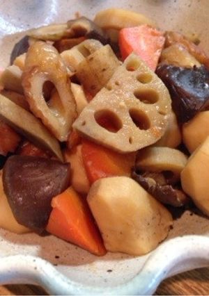 お正月におばあちゃん風竹輪の筑前煮-レシピのメイン写真