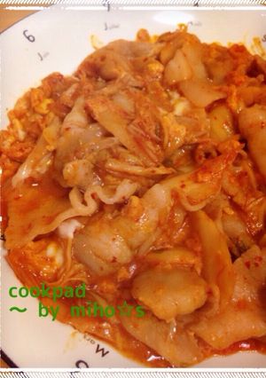 豚キムチの卵とじ-レシピのメイン写真