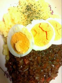 キーマカレー 合い挽きミンチ 冷凍可能-レシピのメイン写真