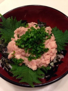 ネギトロ丼☆安マグロのサクで-レシピのメイン写真