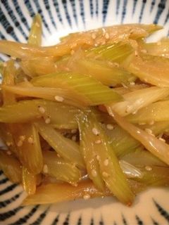 簡単☆セロリのきんぴら-レシピのメイン写真