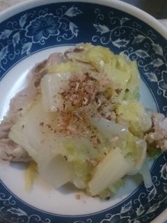 白菜と豚肉の酒蒸し-レシピのメイン写真