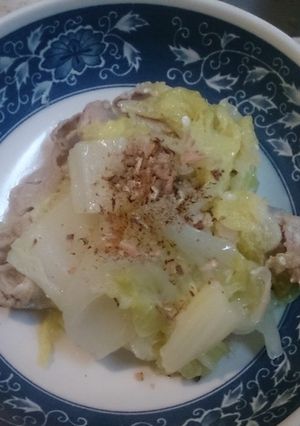 白菜と豚肉の酒蒸し-レシピのメイン写真