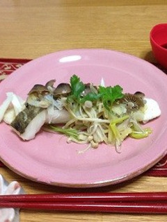 白身魚ときのこの香味レンジ蒸し-レシピのメイン写真