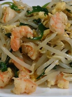 エビニラもやしの卵炒め-レシピのメイン写真