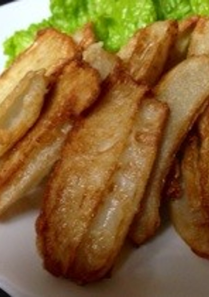 縦切りれんこんの唐揚げ-レシピのメイン写真
