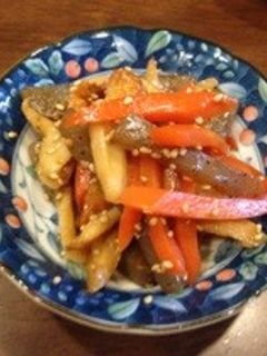 *ちくわと人参とこんにゃくできんぴら風*-レシピのメイン写真