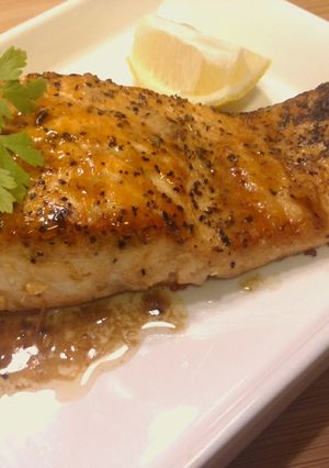 シンプル♬サーモンレモンバターソース-レシピのメイン写真