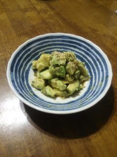 アボカド~わさび醤油和え~-レシピのメイン写真