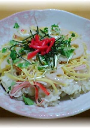 我が家の ひな祭り ちらし寿司-レシピのメイン写真