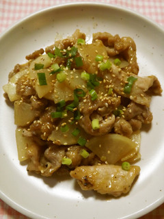 大根と豚肉の甘味噌炒め-レシピのメイン写真