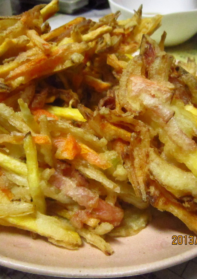 失敗なし!! 我が家の野菜のかき揚げ♪-レシピのメイン写真