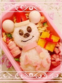4歳お誕生日キャラ弁-レシピのメイン写真