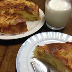 รูปของ 簡単　りんごのケーキ