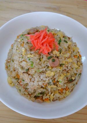 炊飯器で♬青い部分沢山♬節約つまみ♡炒飯-レシピのメイン写真